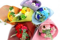 Bouquet de fleurs de savon